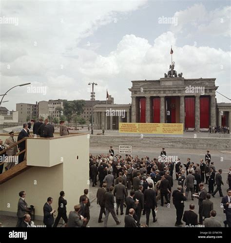 When John F. Kennedy visited Berlin at the height  